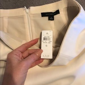Ann Taylor women's skirt size 6, faux leather.
